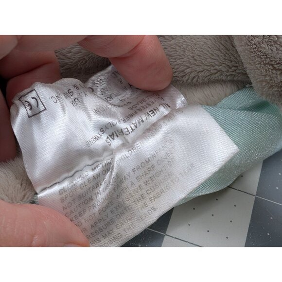 Jay At Play Elephant Plush Microbead Pillow Gray About 26 Inch Long Stuffed - Picture 5 of 15